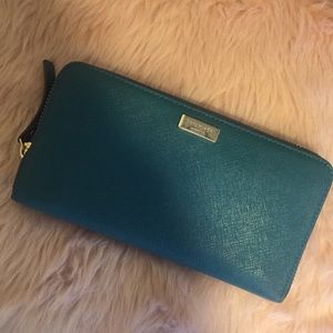 Dark Teal Lacey Wallet